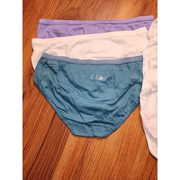 Hanes Womens Underwear Sizd 6 Pack Of 6 15763 100% Cotton Blend - Picture 5 of 6